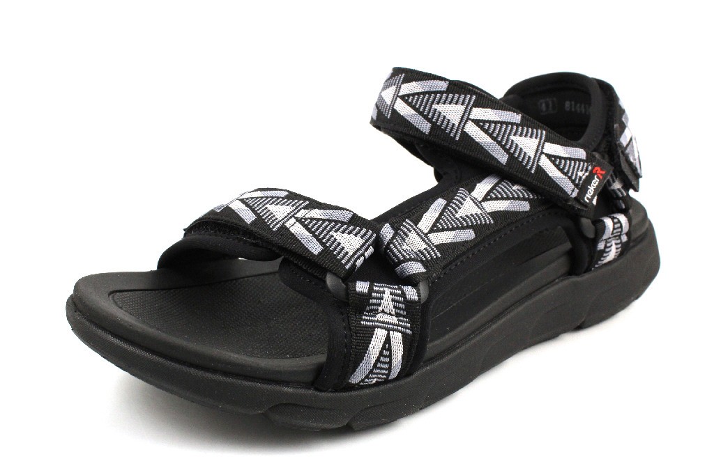 RIEKER Sportliche Sandalen schwarz
