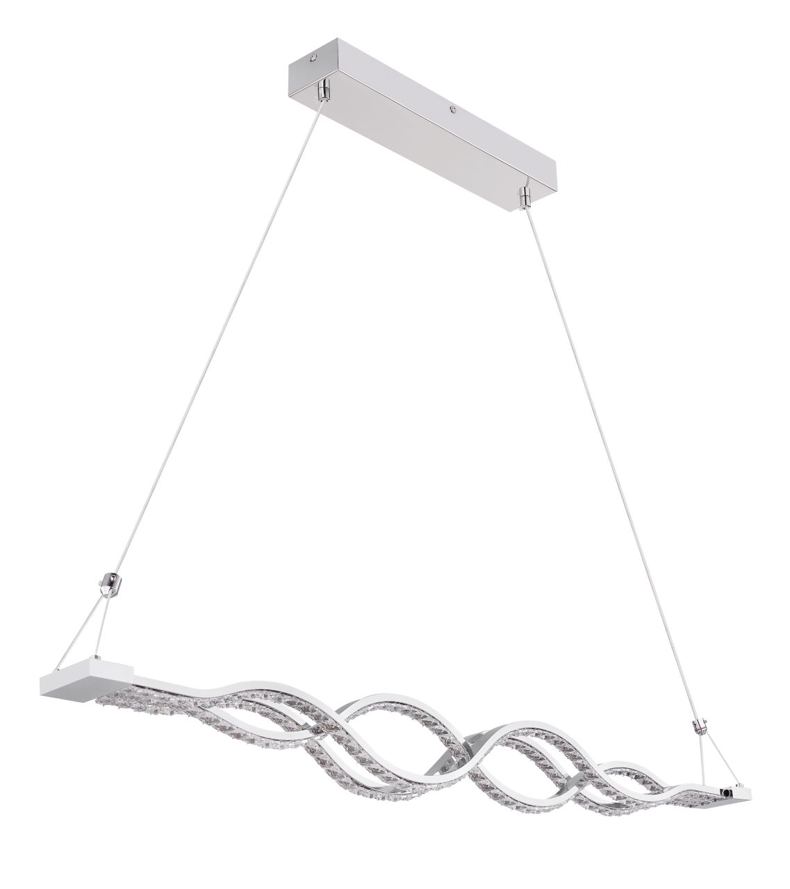 Globo Lighting - PILLA - Hängeleuchte Metall verchromt, LED