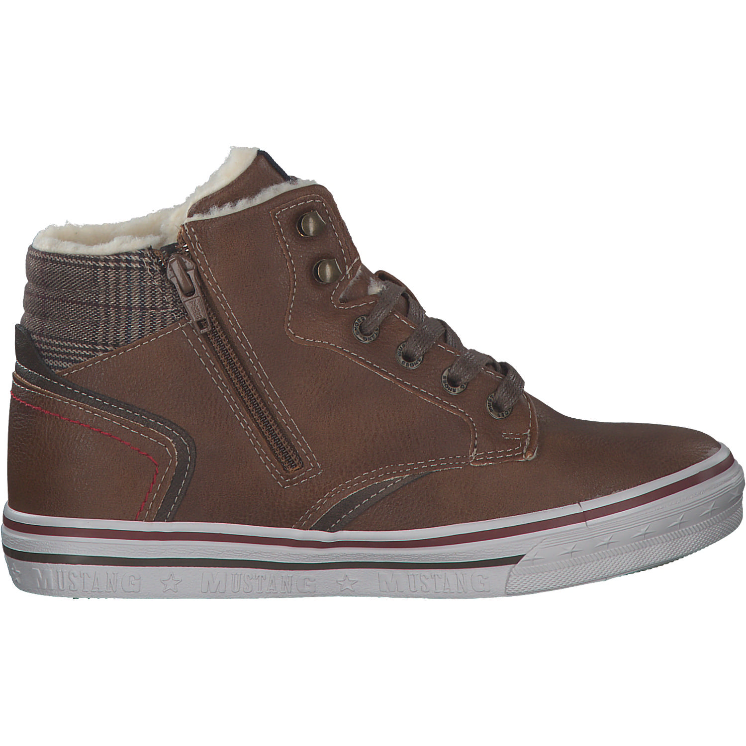 Mustang 5056601, Sneakers High, Damen, cognac