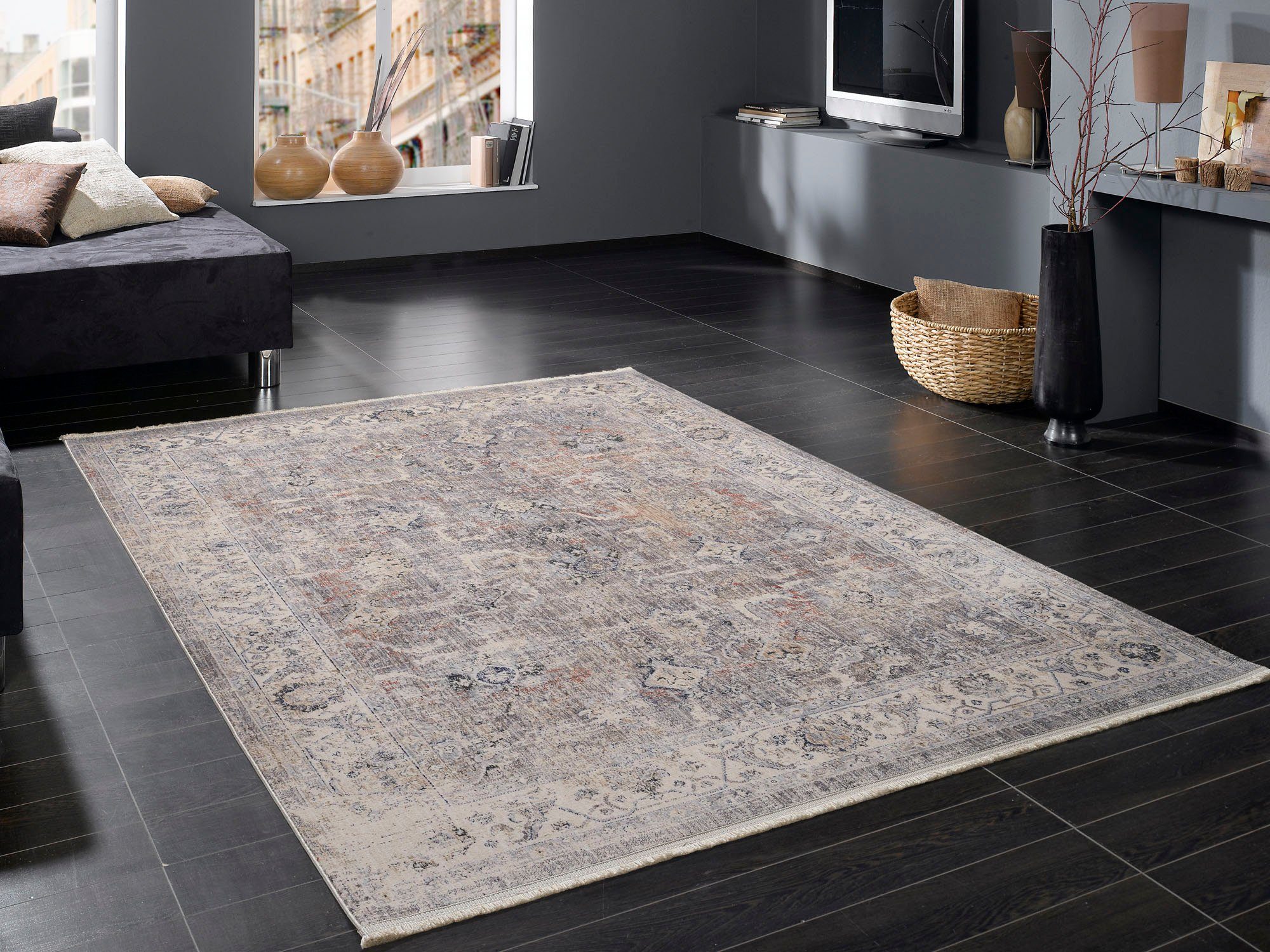 Teppich CLASSICO, GALLERY M branded by Musterring, rechteckig, Höhe: 12 mm