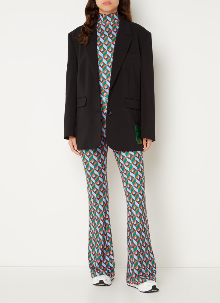 Sacou Rebel Gemma supradimensionat, colorat, cu logo