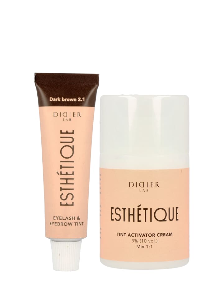 Didier Lab Augenbrauen- und Wimperntönung   Aktivator Augenbrauen 2er Set in dark brown günstig kaufen 15 ml