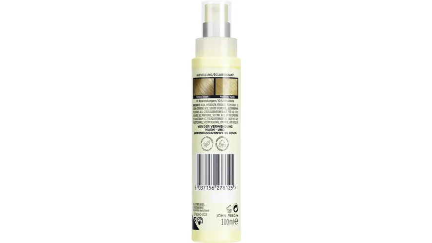 John Frieda Go Blonder Stufenweise Blond Aufhellungsspray 100 ml