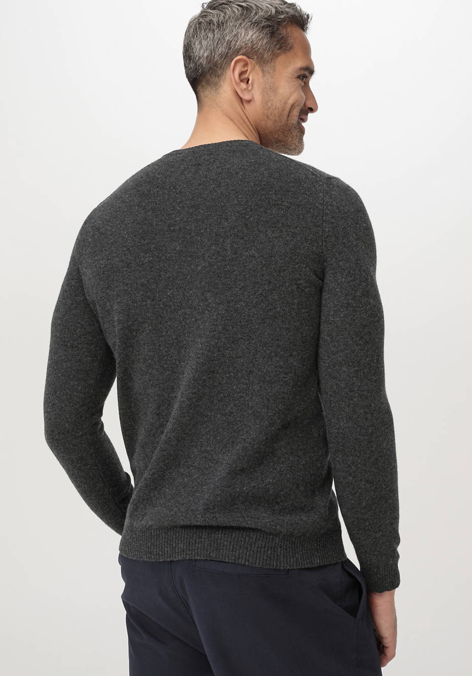 Pullover aus Schurwolle mit Kaschmir