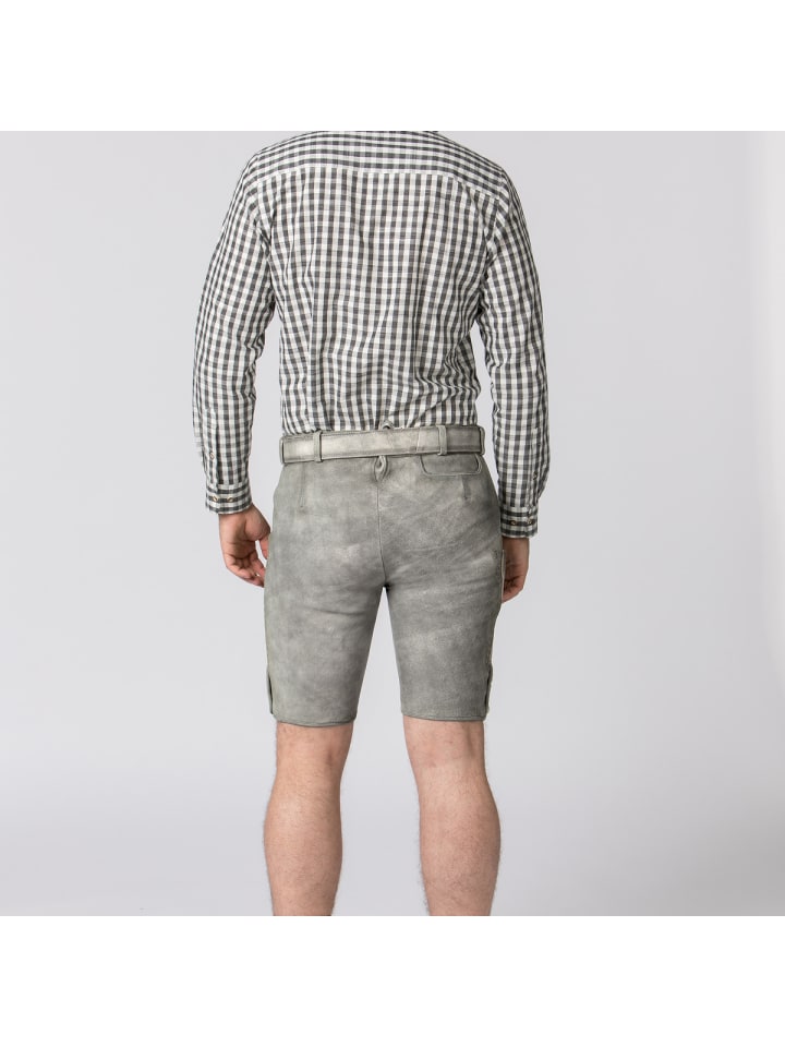 Stockerpoint Lederhose Alois2 in grau günstig kaufen