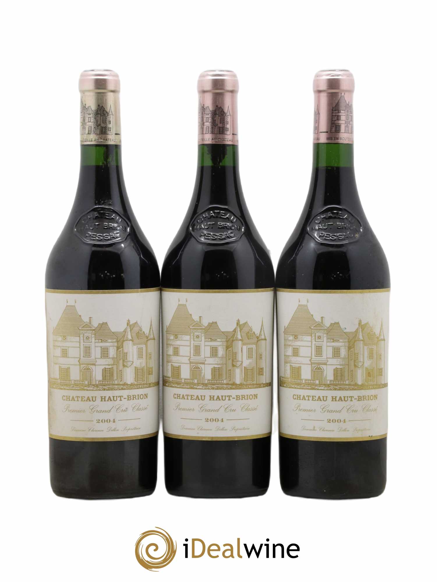 Château Haut Brion 1er Grand Cru Classé  2004 - Lot de 3 Bouteilles