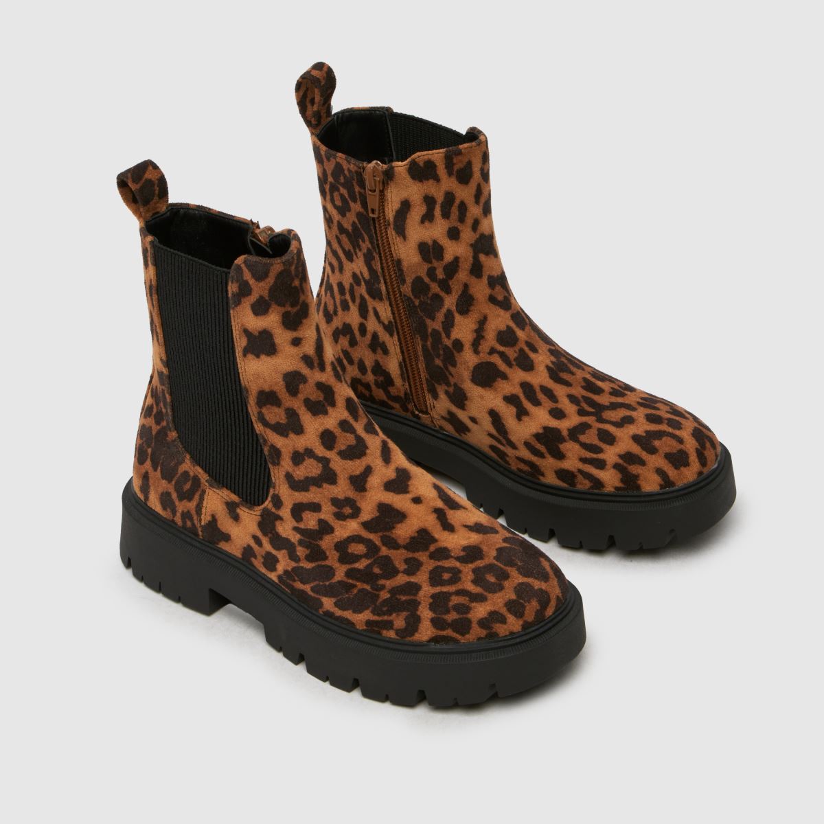 Schuh bež in rjavi škornji Clement Chelsea za dekleta