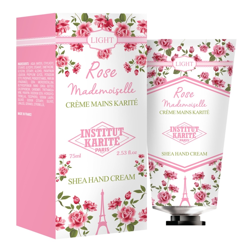 Institut Karité Paris Crème Mains Karité Rose Mademoiselle Légère Crème Mains