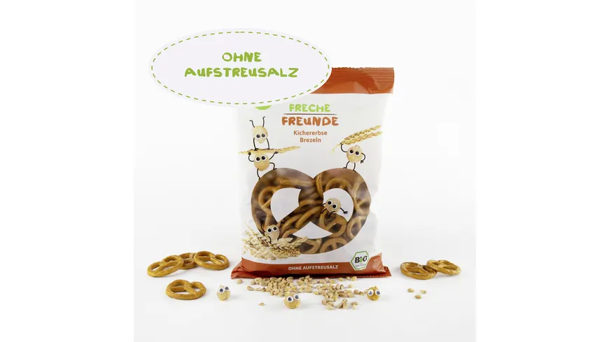 Freche Freunde Brezel Kichererbse 75 g