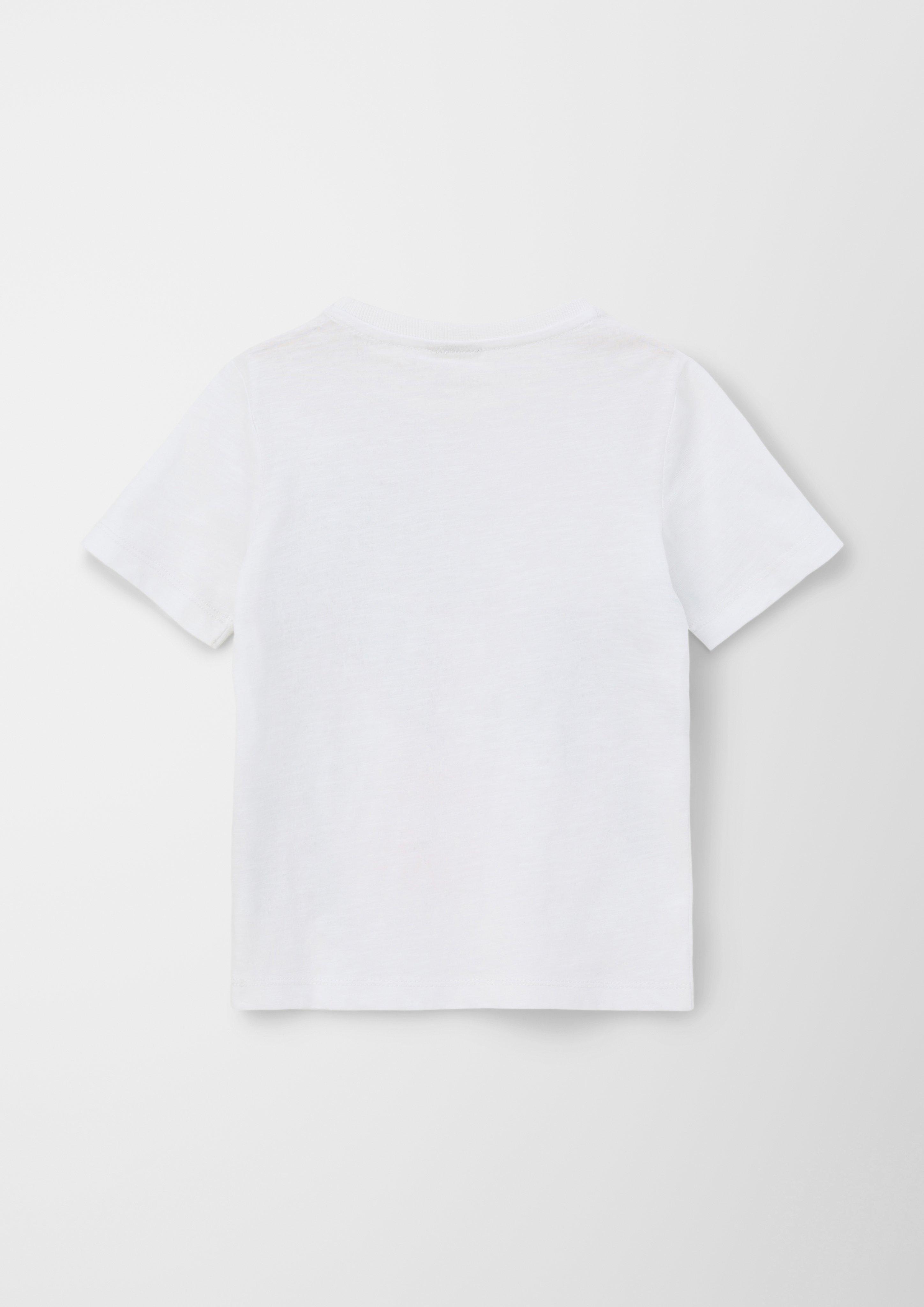 Baumwollshirt mit Print  2130690-0100