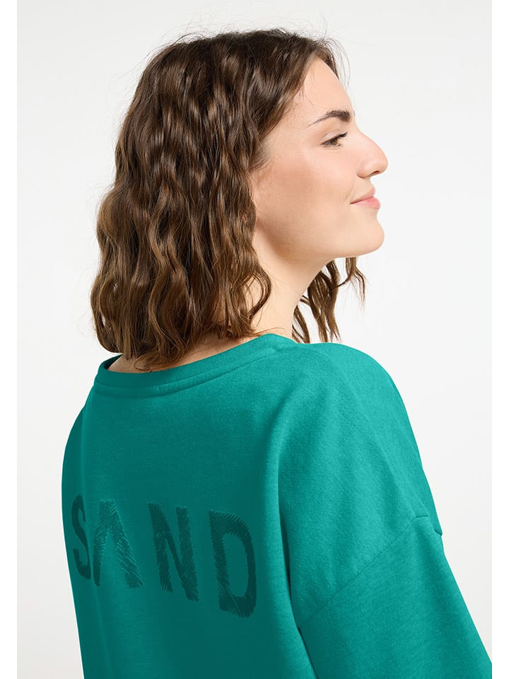 ELBSAND Sweatshirt in Türkis günstig kaufen