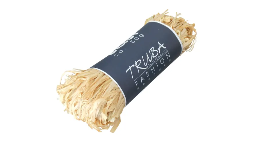 TRUBA Farbiger Bast natur ca.50g 50 g