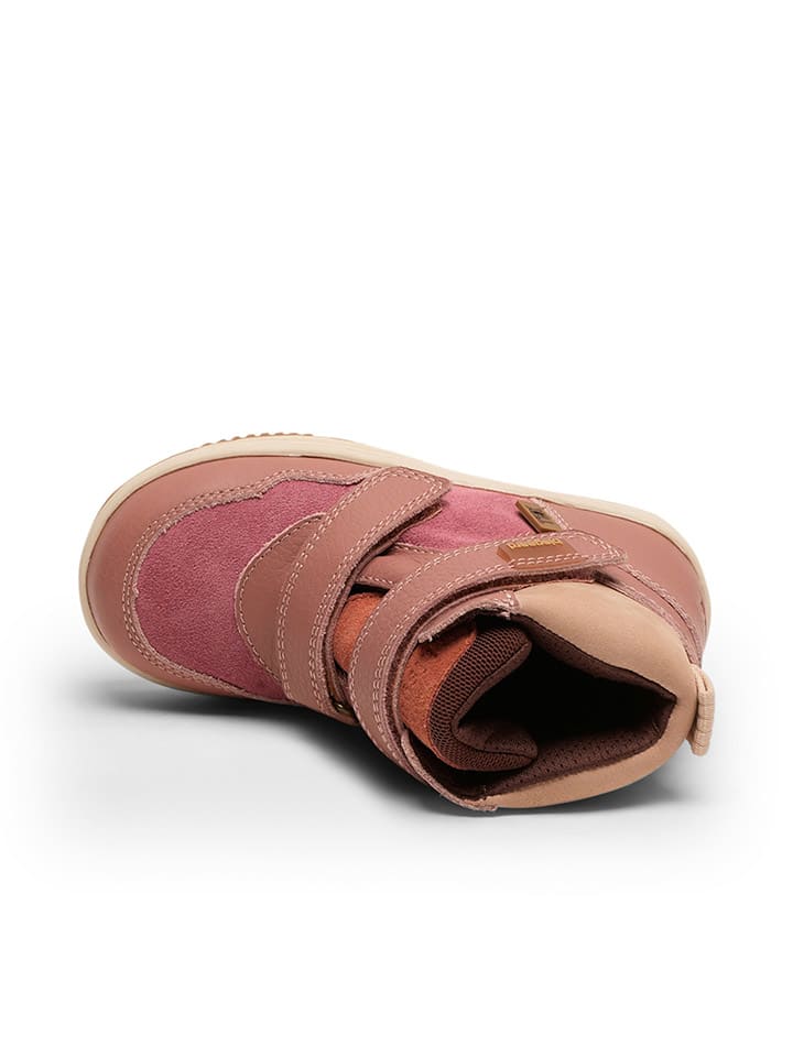 bisgaard Leder-Boots in Pink günstig kaufen