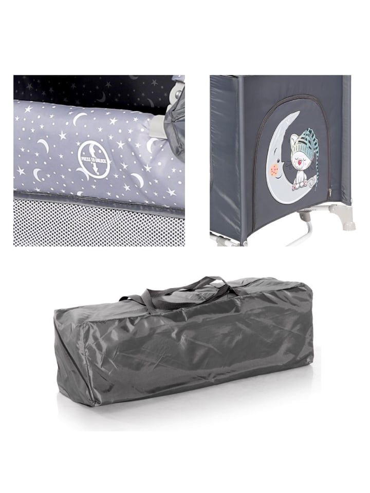 Lorelli Baby Reisebett und Laufstall Moonlight in braun günstig kaufen 60x120 cm