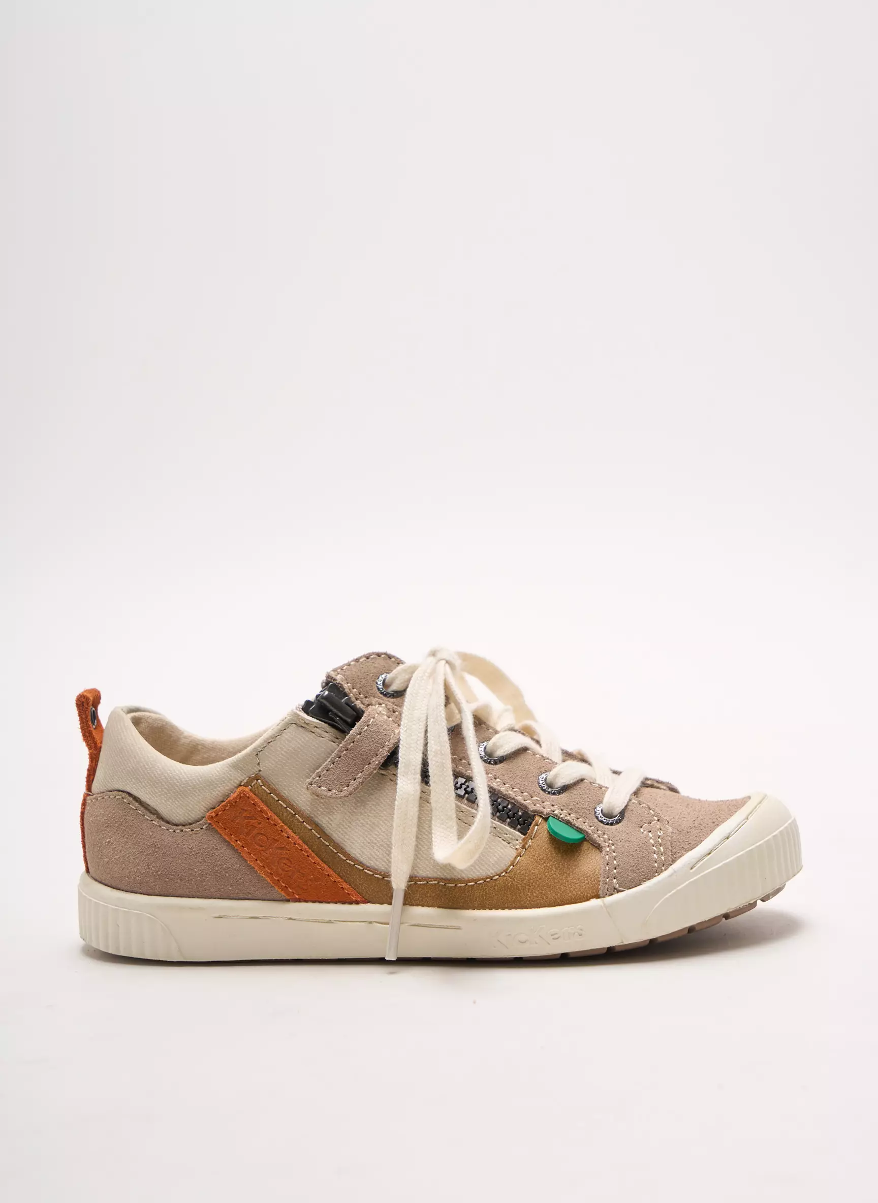 Kickers Baskets Garcon couleur beige