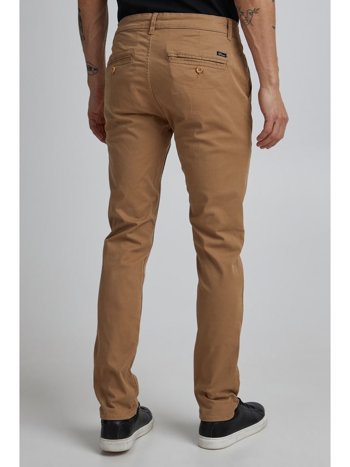 BLEND Chinohose BHNATAN pants - 20703472  Chinohose Slim Fit mit Gürtelschlaufen in rotbraun günstig kaufen