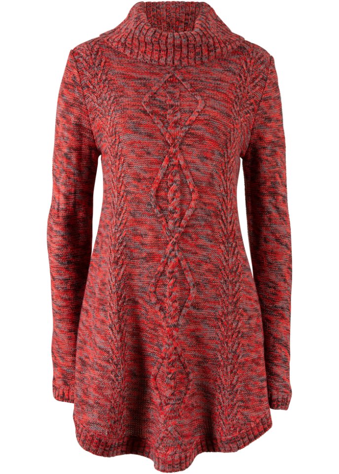 Poncho-Pullover, Langarm