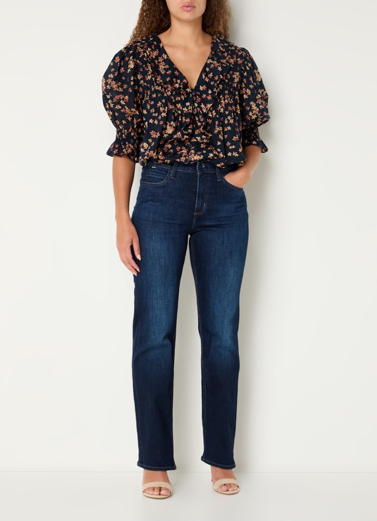 Ralph Lauren  Blouse met bloemenprint en pofmouw