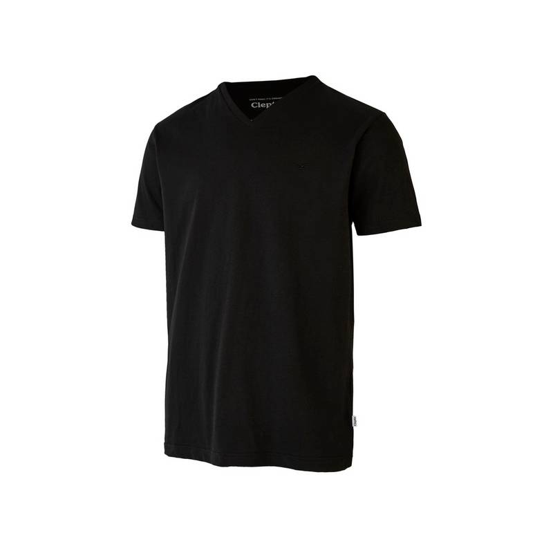Cleptomanicx Ligull Regular V T-Shirt Herren