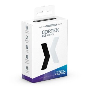 Ultimate Guard Cortex Sleeves Standardgröße Matt-Schwarz (100)