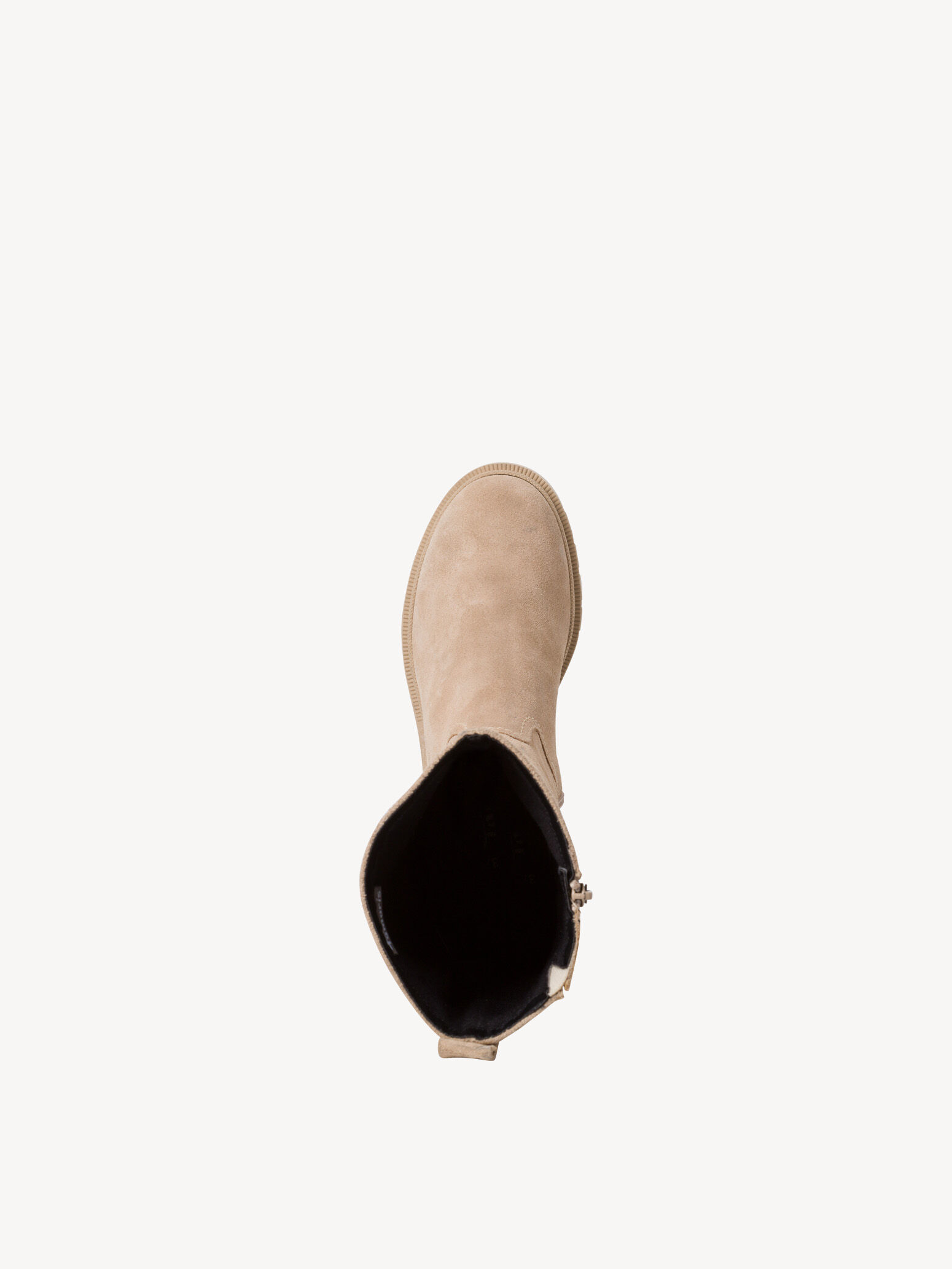 Bottes en cuir - beige