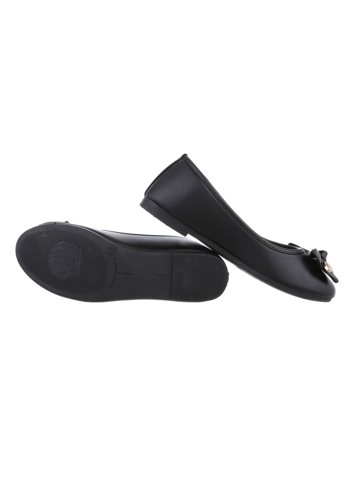 Ital-Design Ballerina in Schwarz günstig kaufen