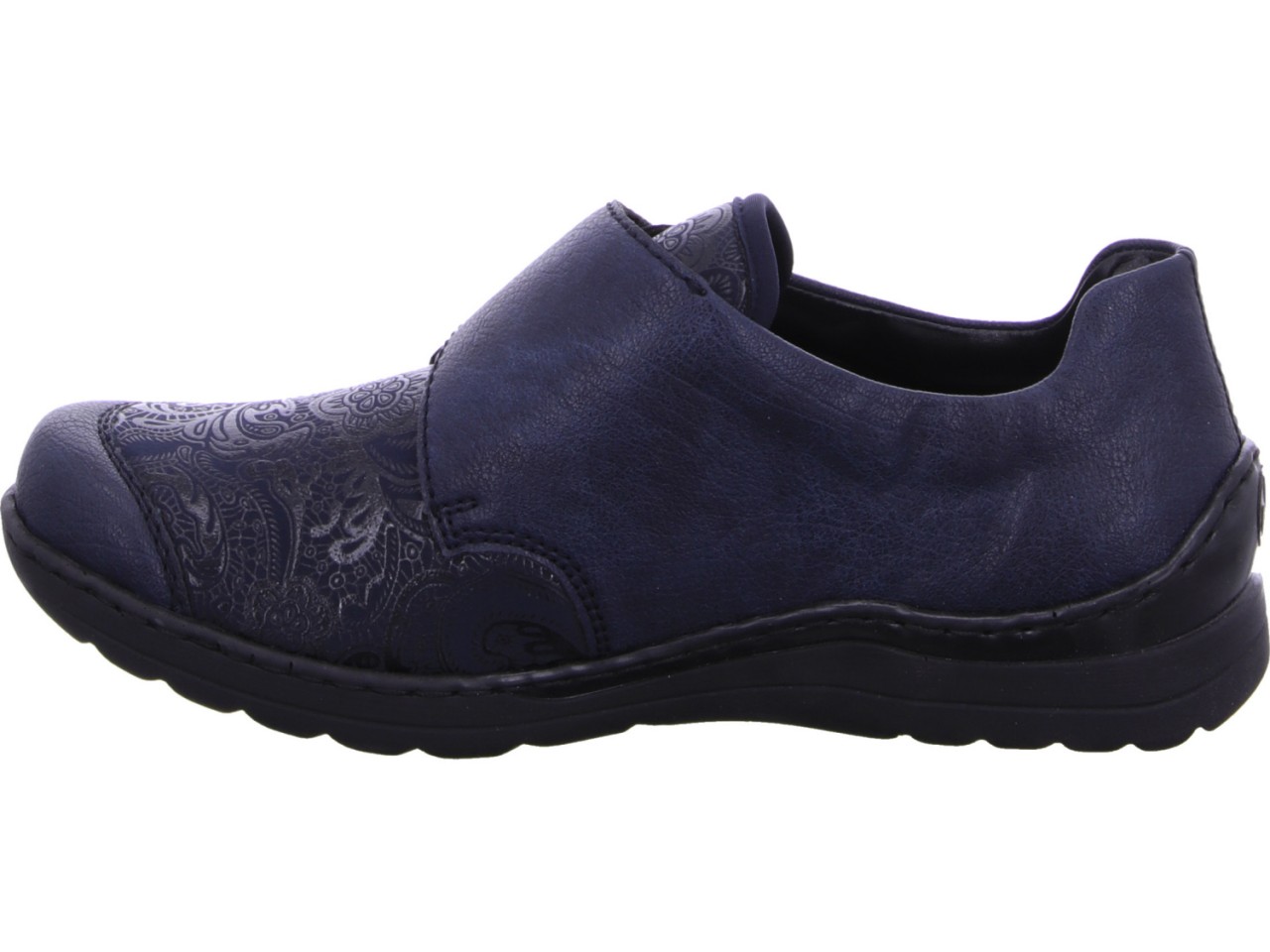 RIEKER Sportliche Slipper blau
