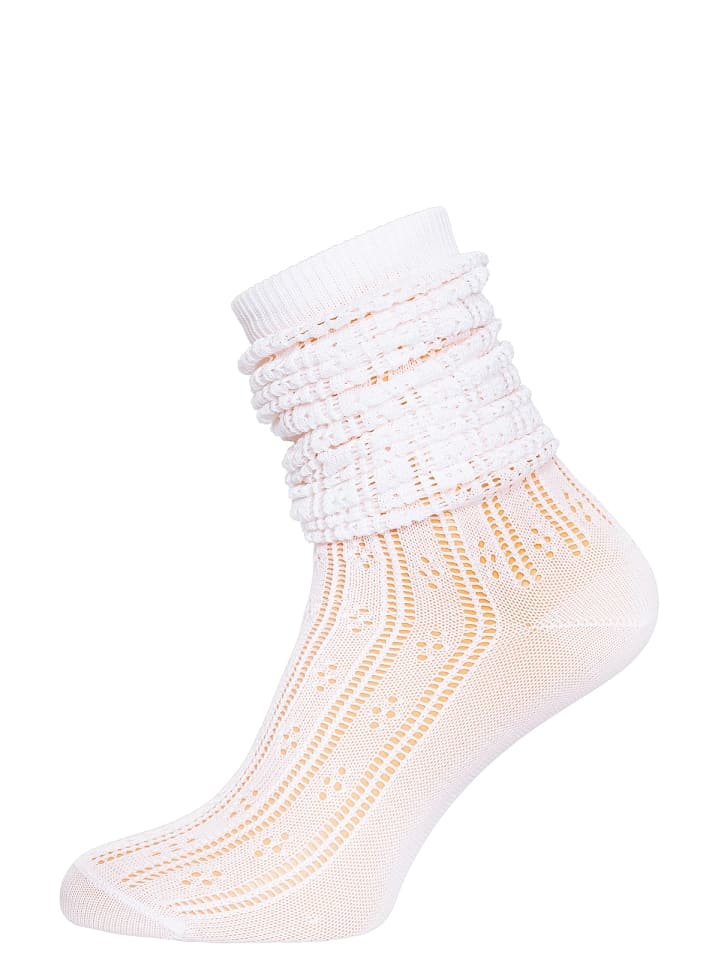 Lusana Kniestrümpfe L6665-26 in weiß günstig kaufen 39-41