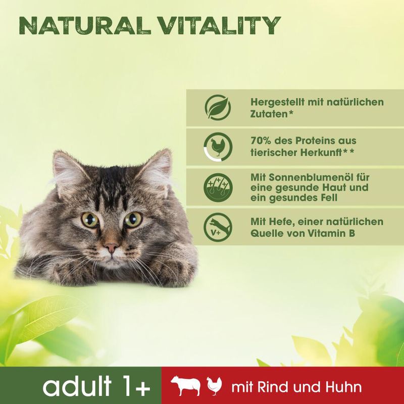 Perfect Fit Natural Vitality Adult 1+ Rind und Huhn