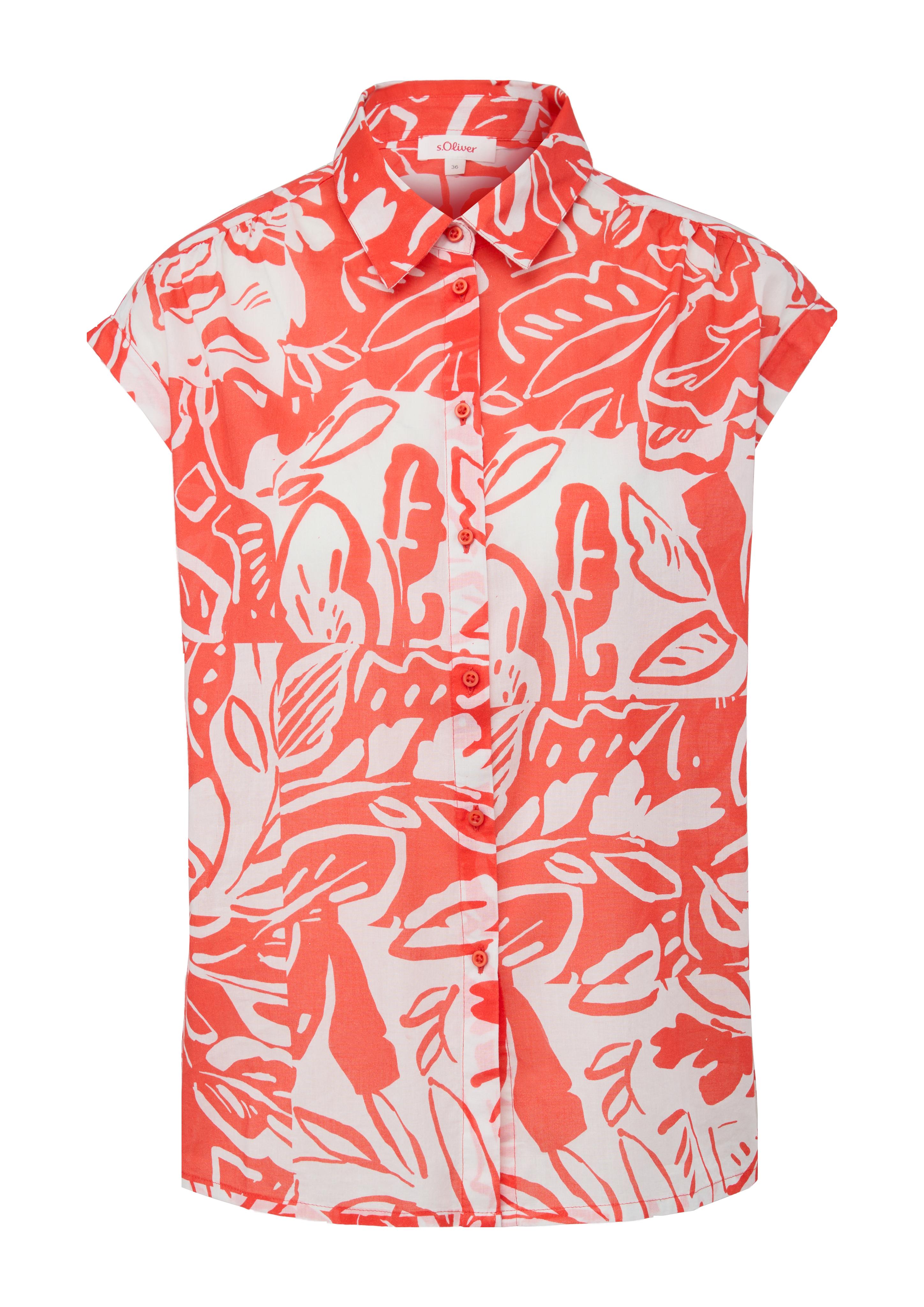 Blusenshirt mit Alloverprint  2131876-25A0