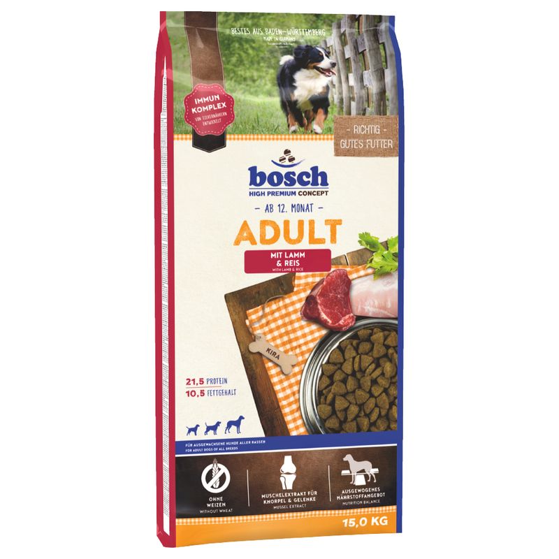 Mix-Sparpaket bosch Adult Trockenfutter 2 x 15 kg