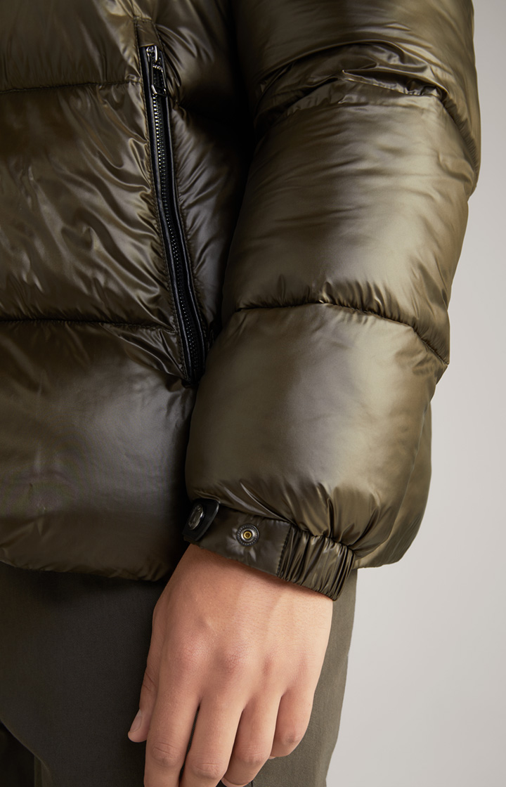 Steppjacke Ambro mit Kapuze in Khaki