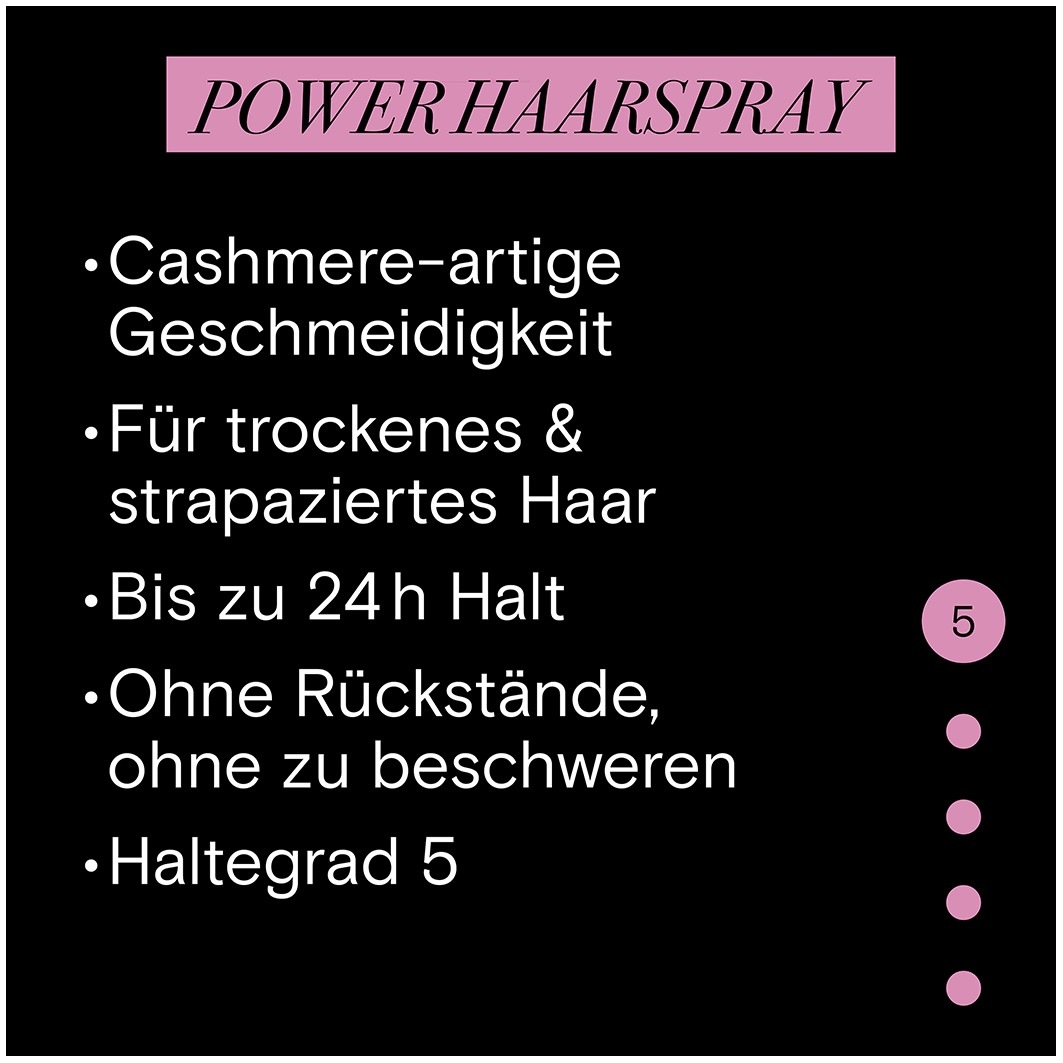 Power für cashmere-artige Geschmeidigkeit Halt 5