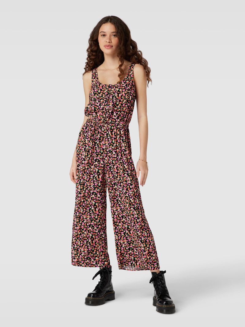 Jumpsuit mit Allover-Muster in pink