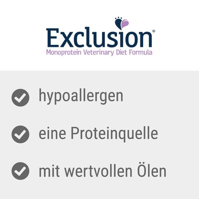 Exclusion Diet Hydrolyzed Hypoallergenic Medium/Large Fisch & Maisstärke