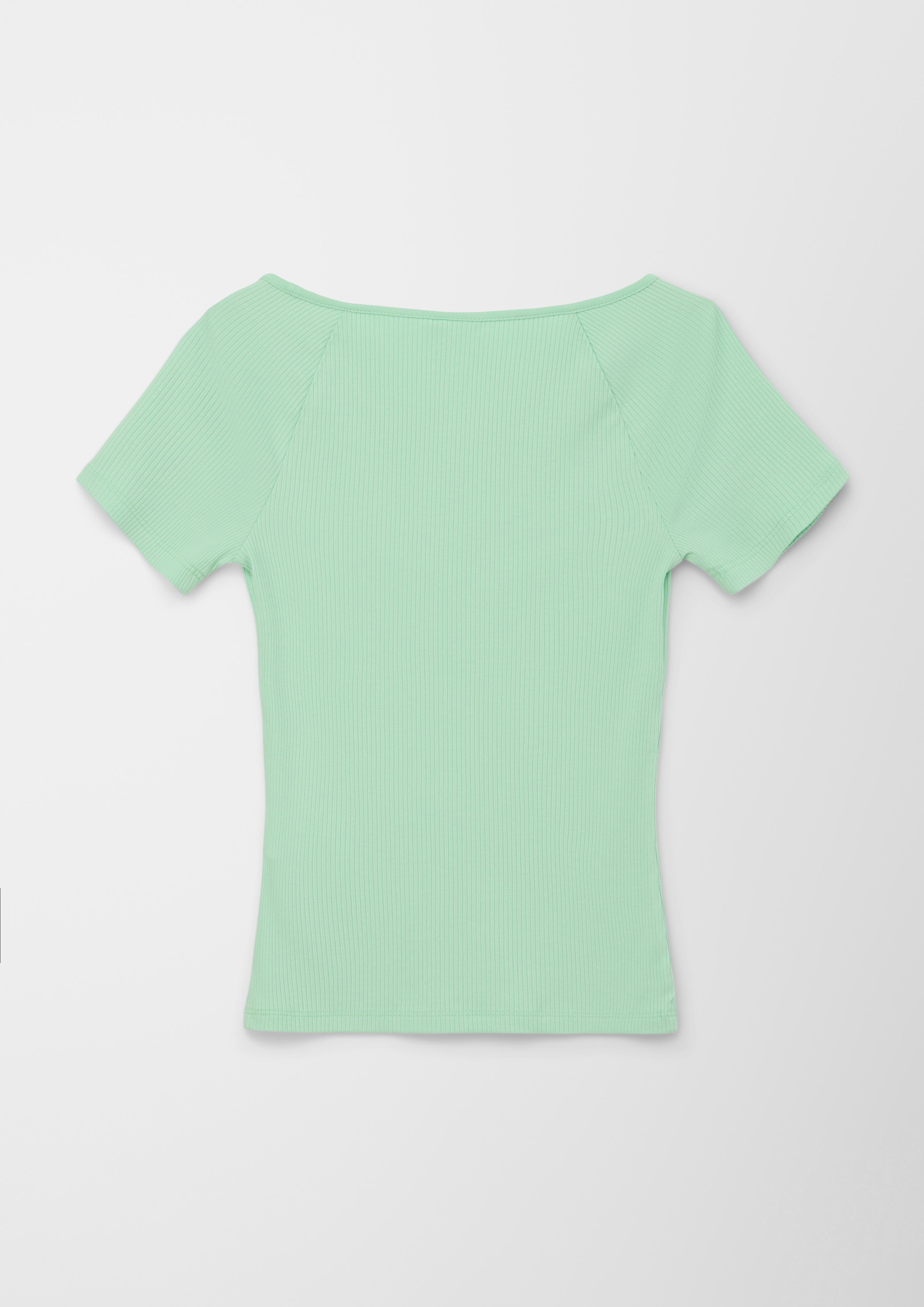T-Shirt mit Raffung  2130425-7300