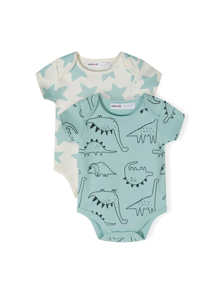 Minoti 2er. Set: Kurzarmbody 24babypack18 in mint günstig kaufen