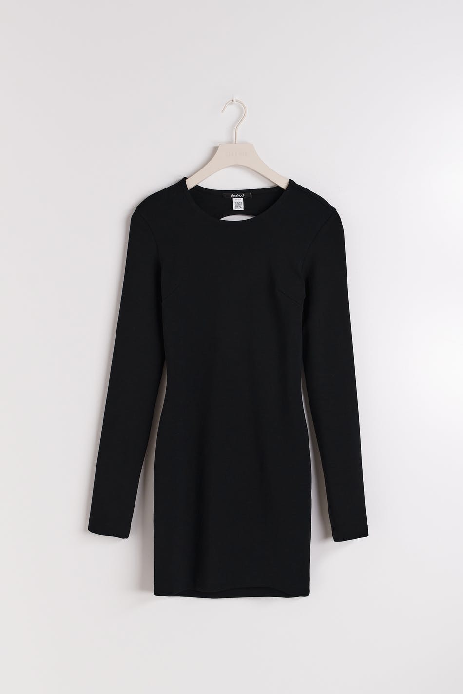 Mini open back dress