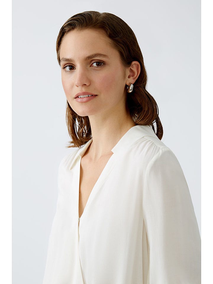 Oui Bluse in Weiß günstig kaufen