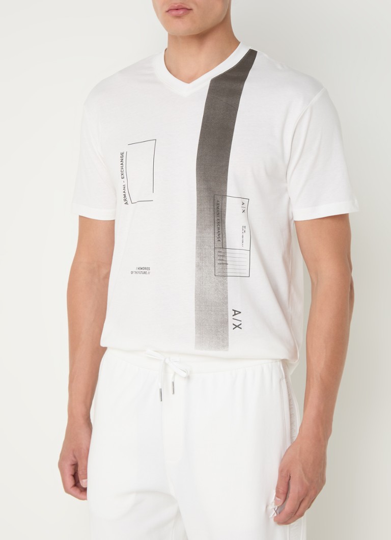 Armani Exchange T-krekls ar logotipa apdruku