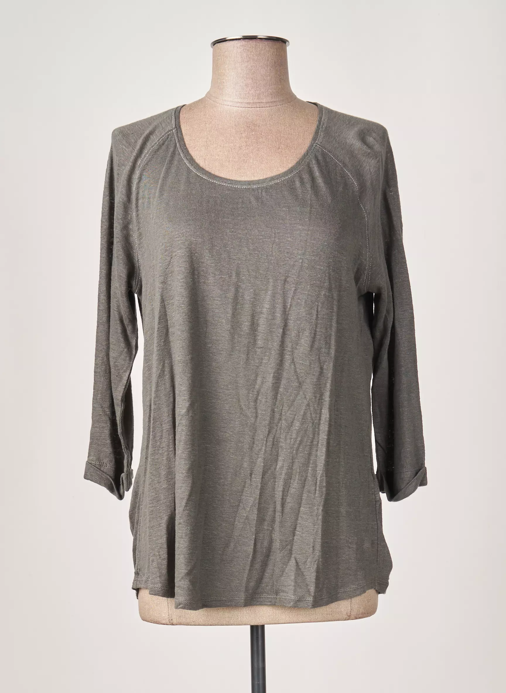 Sud Express Tshirts Femme couleur gris