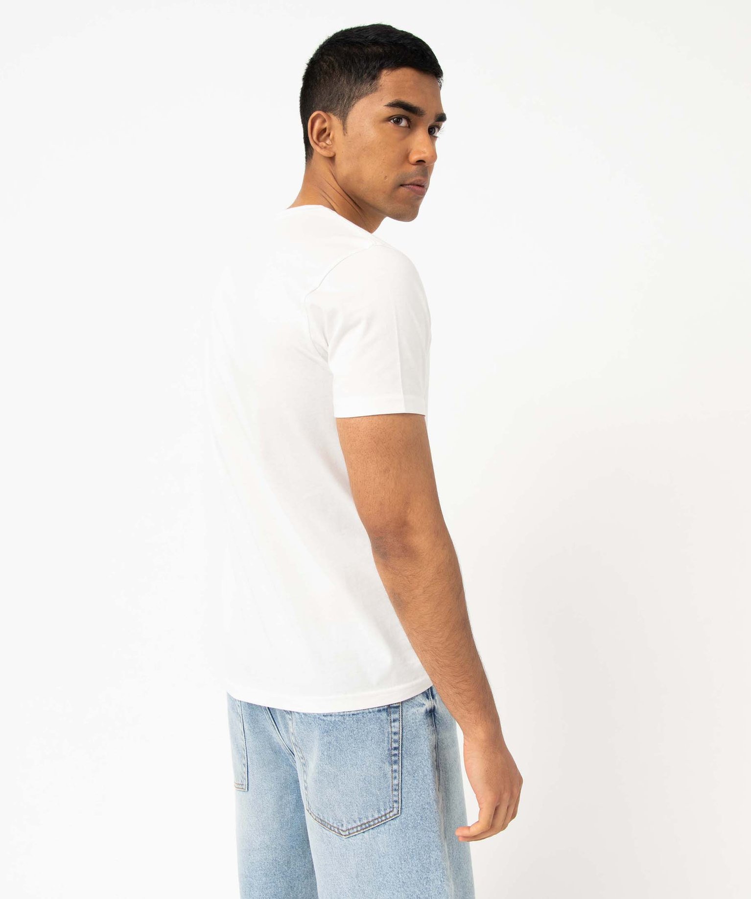 Tee-shirt homme imprimé à manches courtes blanc | GEMO