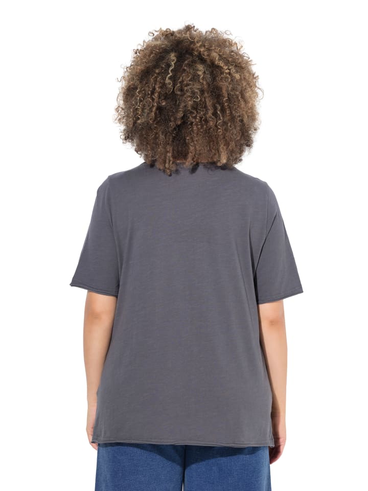 Ulla Popken Shirt in graphitgrau günstig kaufen