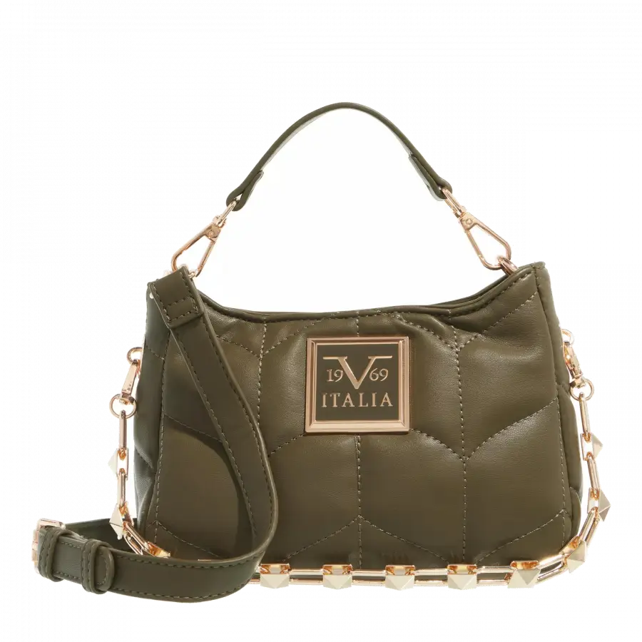 19V69 Italia - 19v69 Italia Handle Bags Kunstleder Dark Green - grün