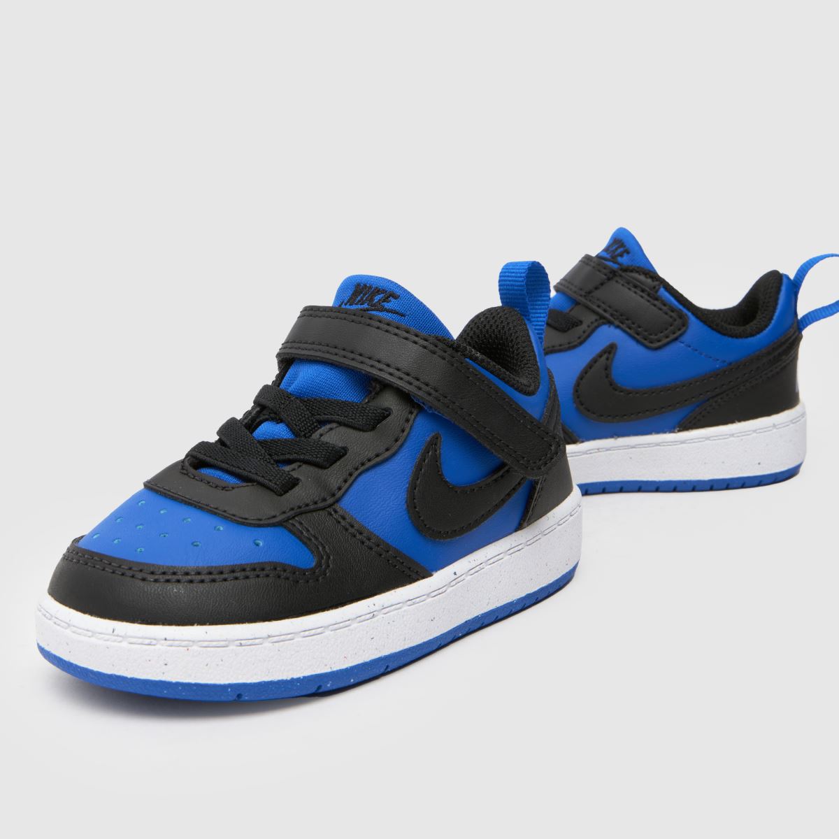 Nike Court Borough Low Recraft Fiú Gyerek Utcai Cipő Fekete/Kék