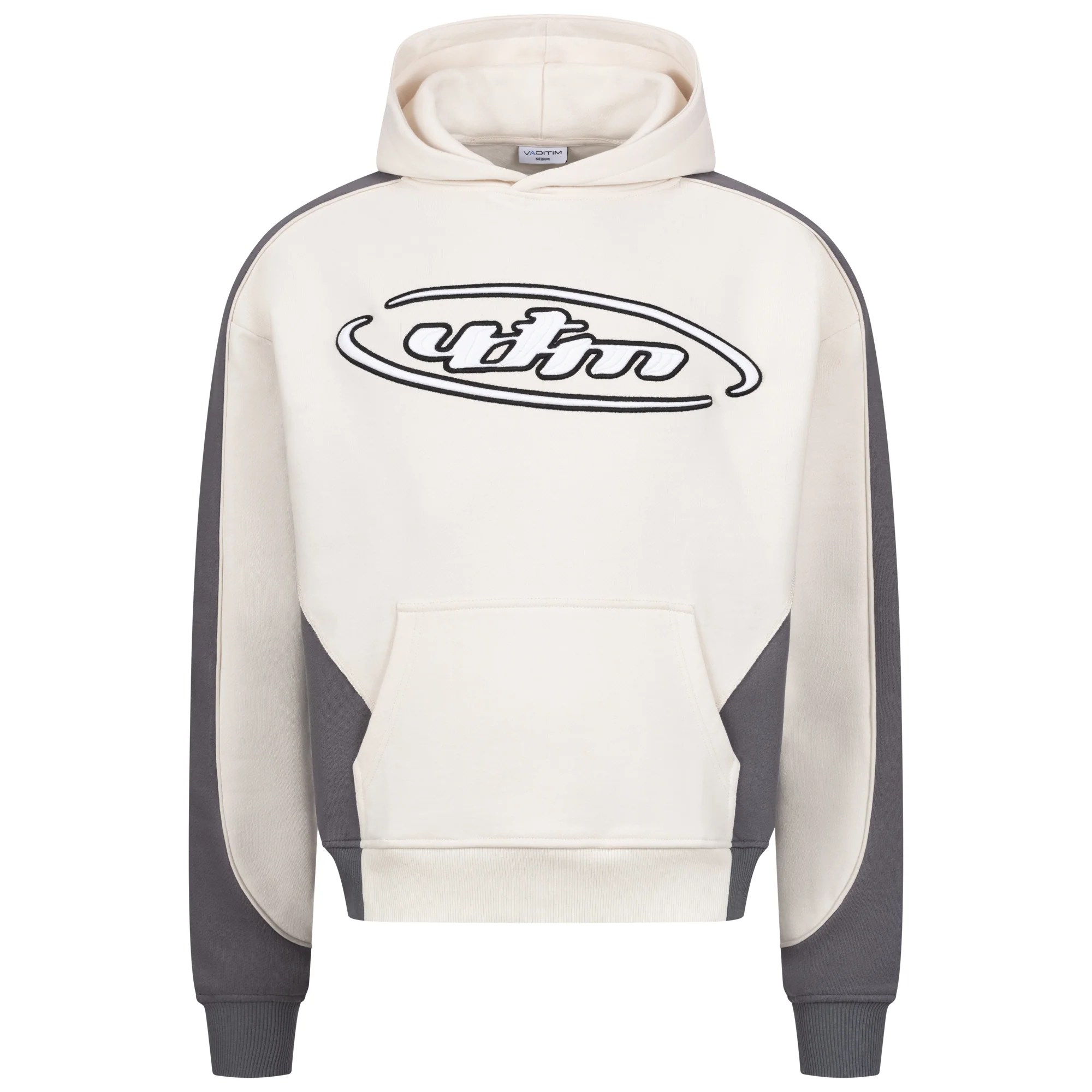 Grey Vanilla 3D College Hoodie