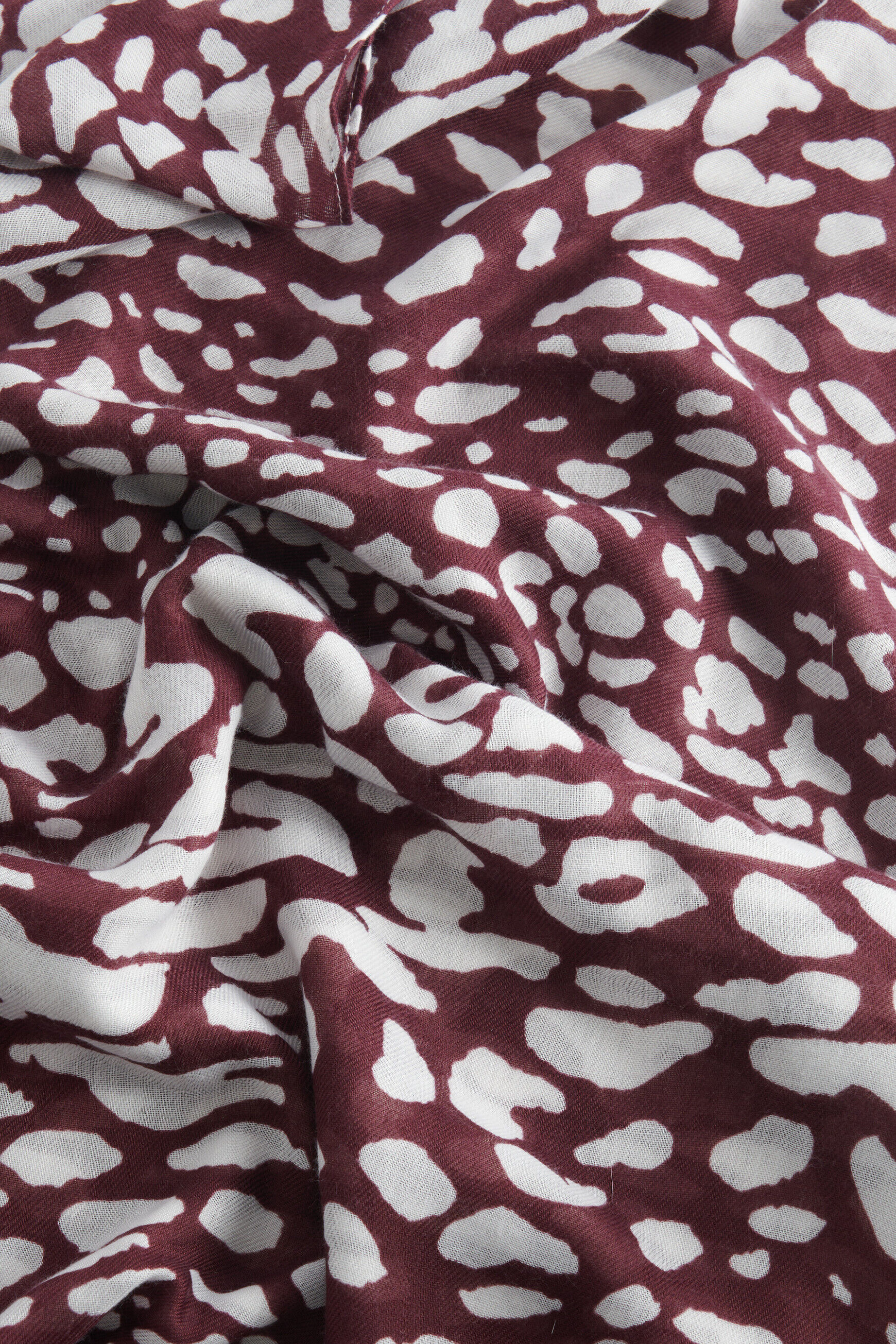 Foulard sharly prune femme