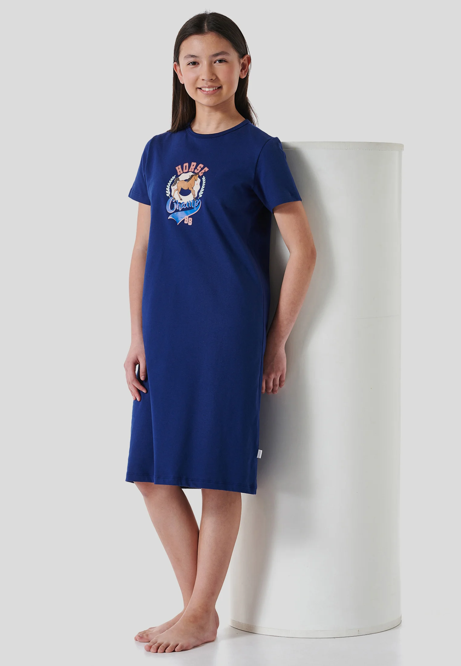 Schiesser KURZARMHORSE WORLD- Camisón