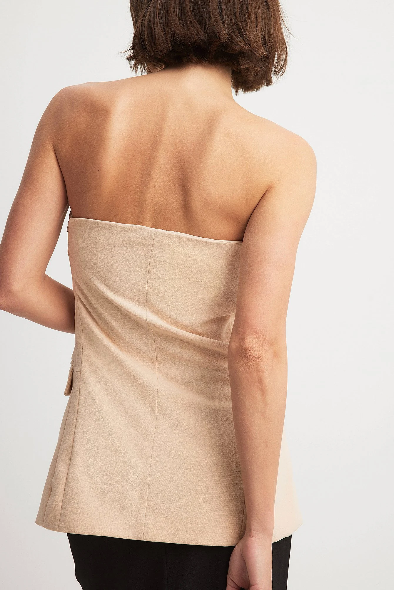 Tailliertes Bandeau-Oberteil