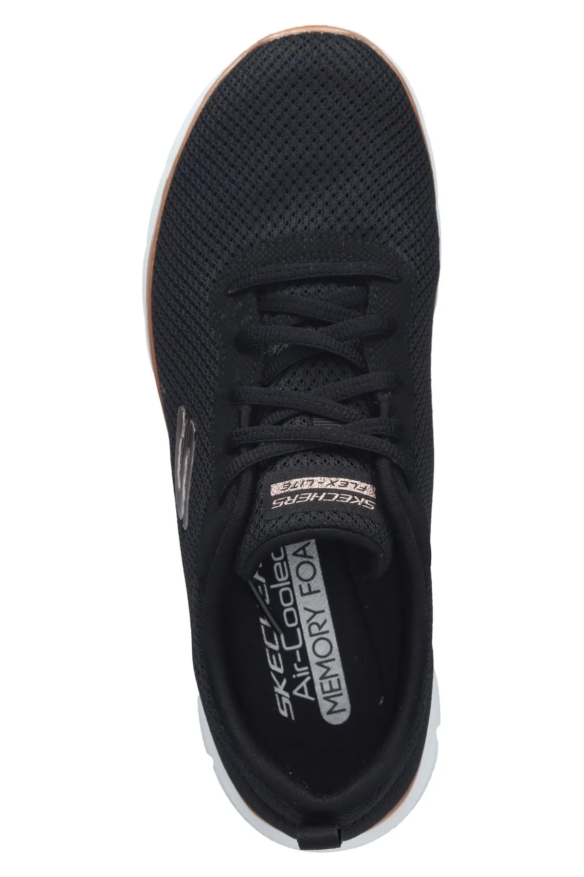 SKECHERS  Sneaker - Schwarz - Flacher Absatz